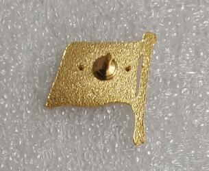 2 vergoldete Anstecknadeln 1871 / 2 shiny golden pins 1871
